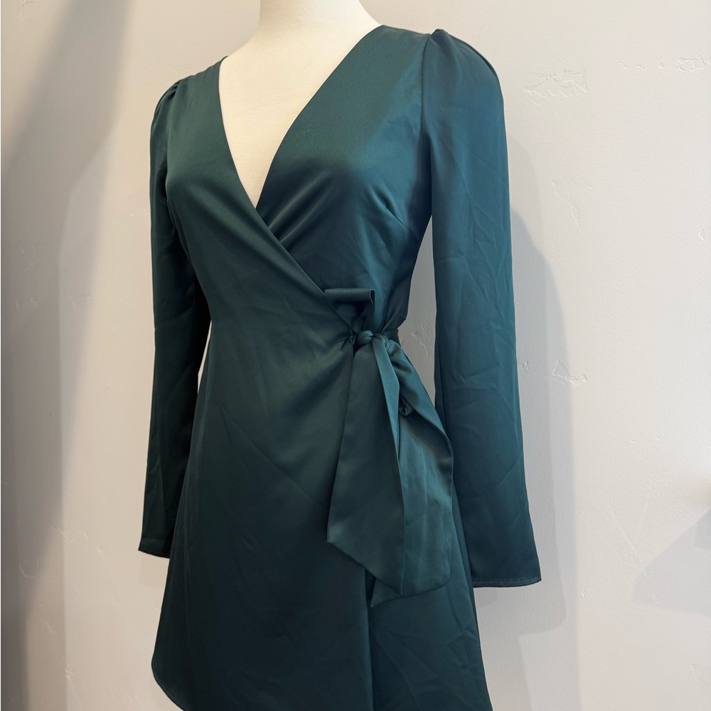 Elegant Wrap Dress Lulus